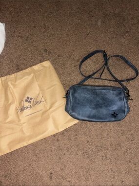 Patricia Nash Maretto Leather Crossbody Bag in Blue